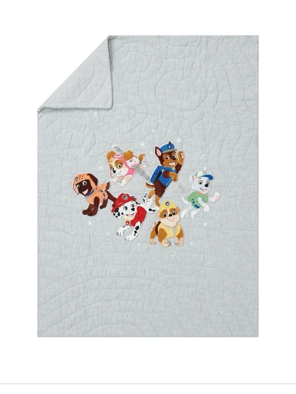 Paw Patrol Toddler Grey Quilt Pottery Barn Kids
